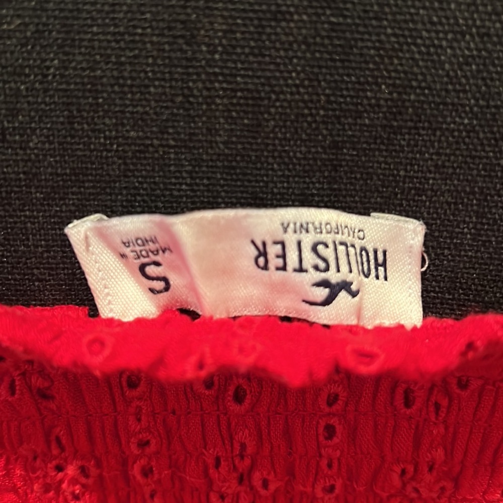 Hollister Red Ruffle Strap Tanktop - Picture 5 of 5